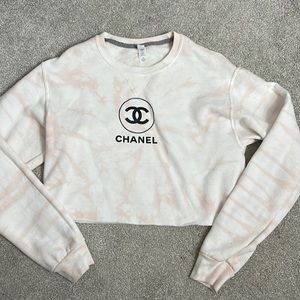 Designer inspired crop hoodie